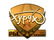Sticker | Xyp9x (Gold) | Krakow 2017 image