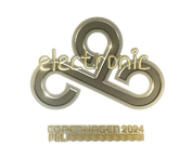 Sticker | electronic (Gold) | Copenhagen 2024 image