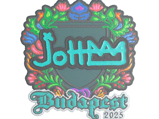 Sticker | jottAAA (Embroidered) | Budapest 2025
