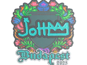 Sticker | jottAAA (Embroidered) | Budapest 2025 image