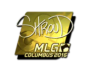 Sticker | shroud (Gold) | MLG Columbus 2016 image