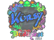 Sticker | Kursy (Holo) | Budapest 2025 image