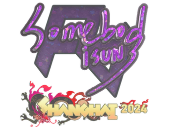 Sticker | somebody (Glitter) | Shanghai 2024 image