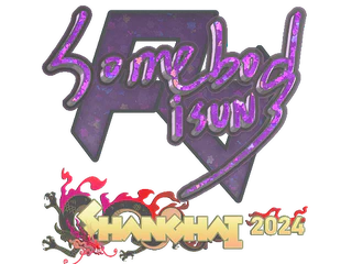 Sticker | somebody (Glitter) | Shanghai 2024