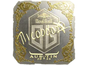 Sticker | nicoodoz (Gold) | Austin 2025 image