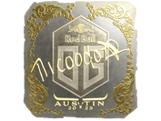 Sticker | nicoodoz (Gold) | Austin 2025 image