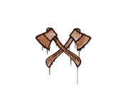 Sealed Graffiti | X-Axes (Tiger Orange) image