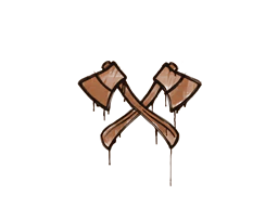 Sealed Graffiti | X-Axes (Tiger Orange)