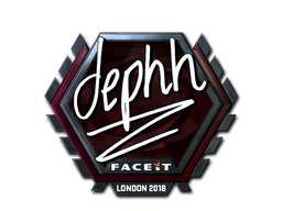 Sticker | dephh (Foil) | London 2018 image
