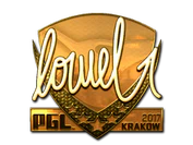 Sticker | loWel (Gold) | Krakow 2017 image