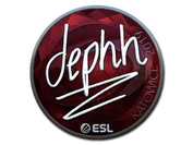 Sticker | dephh (Foil) | Katowice 2019 image