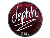 Sticker | dephh (Foil) | Katowice 2019 image