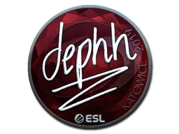 Sticker | dephh (Foil) | Katowice 2019 image