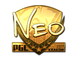 Sticker | NEO (Gold) | Krakow 2017 image