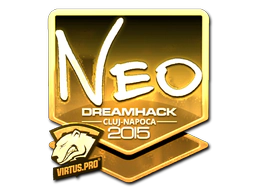 Sticker | NEO (Gold) | Cluj-Napoca 2015 image