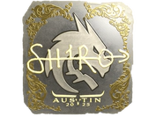 Sticker | sh1ro (Gold) | Austin 2025 image