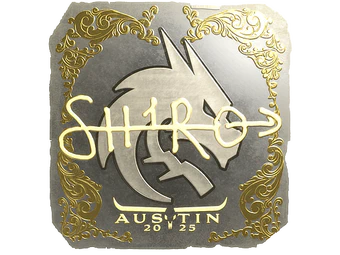 Sticker | sh1ro (Gold) | Austin 2025 image