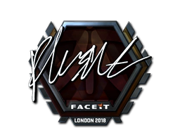 Sticker | flusha (Foil) | London 2018 image
