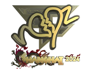 Sticker | ropz (Gold) | Shanghai 2024