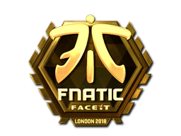 Sticker | Fnatic (Gold) | London 2018 image