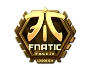 Sticker | Fnatic (Gold) | London 2018 image