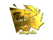 Sticker | WorldEdit (Gold) | Cologne 2016 image