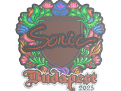 Sticker | Sonic (Embroidered) | Budapest 2025 image