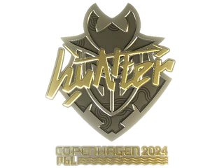 Sticker | huNter- (Gold) | Copenhagen 2024