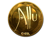 Sticker | allu (Gold) | Katowice 2019 image