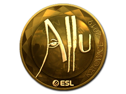 Sticker | allu (Gold) | Katowice 2019 image