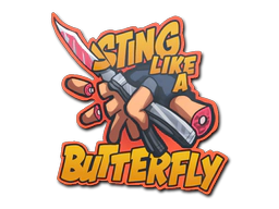 Sticker | Sting Like A Butterfly image