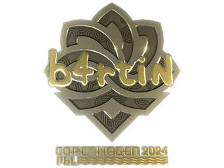 Sticker | b4rtiN (Gold) | Copenhagen 2024