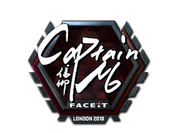Sticker | captainMo (Foil) | London 2018 image