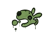 Sealed Graffiti | Popdog (Battle Green) image