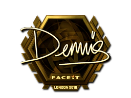 Sticker | dennis (Gold) | London 2018 image