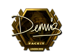 Sticker | dennis (Gold) | London 2018 image
