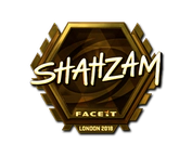 Sticker | ShahZaM (Gold) | London 2018 image