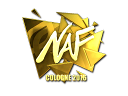 Sticker | NAF (Gold) | Cologne 2016 image