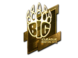Sticker | BIG (Gold) | Boston 2018 image