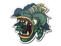 Sticker | Baby Fire Serpent image