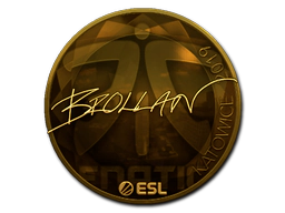 Sticker | Brollan (Gold) | Katowice 2019 image