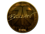 Sticker | Brollan (Gold) | Katowice 2019 image