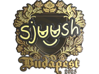 Sticker | sjuush (Gold) | Budapest 2025