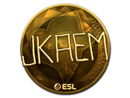 Sticker | jkaem (Gold) | Katowice 2019 image