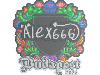 Sticker | alex666 (Embroidered) | Budapest 2025