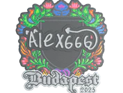 Sticker | alex666 (Embroidered) | Budapest 2025 image