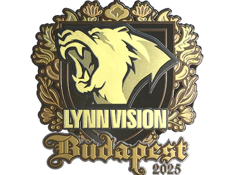 Sticker | Lynn Vision (Gold) | Budapest 2025 image