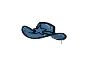 Sealed Graffiti | Sheriff (Monarch Blue) image