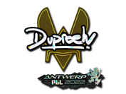 Sticker | dupreeh (Glitter) | Antwerp 2022 image