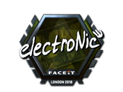 Sticker | electronic (Foil) | London 2018 image